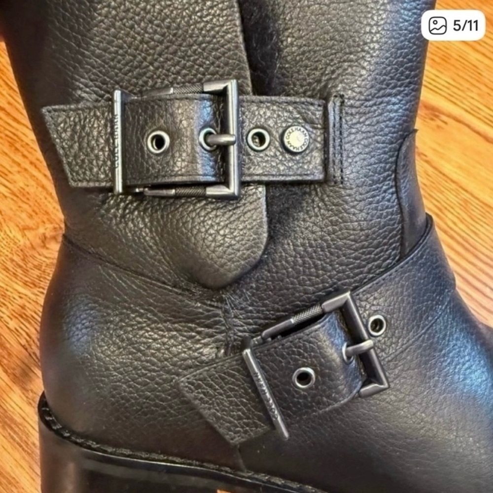 COLE HAAN NEELA SLIP ON LEATHER ANKLE BOOTS size 6.5 - Picture 5 of 11